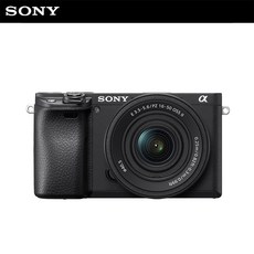 소니 공식대리점 카메라 A6400K (SELP16502 파워 줌렌즈킷) 미러리스 알파, 실버