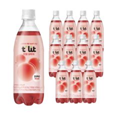 티릿 오미자 제로 탄산음료 에너지 드링크 타우린 비타민B 나이아신 녹차 저칼로리 헬시 탄산 대용량, 12개, 500ml