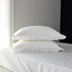 브릴랑 국내산 순면60수 누빔 프릴베개커버 50x70 2p