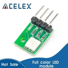 3 색 RGB SMD LED 모듈 5050 풀 컬러 Pwm 삼색 Arduino mcu용 전자 부품 액세서리 소스