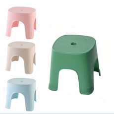 간이 플라스틱 의자 야외 농사 행사 소형, 색상 랜덤배송, 랜덤배송, 1개