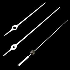 벽시계바늘(A형) A40 화이트 분바늘길이115mm