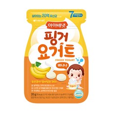 아이배냇 핑거 요거트, 바나나맛, 20g, 12개