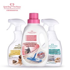 【GBPH好寶貝】獨家全面淨味組(內含地板清潔劑 居家除臭噴劑 尿痕去漬噴霧), 1個, 綠野仙蹤