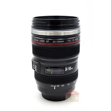 鏡頭造型保溫杯 鏡頭造型筆筒 鏡頭杯 鏡頭不鏽鋼杯 保溫杯 整人玩具 生日禮物 交換禮物 仿真鏡頭 筆筒, 1個, 筆筒（純素膠杯）