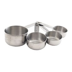 노르프로 메저링 계량컵 4종 세트, Stainless Steel, 240ml, 1개