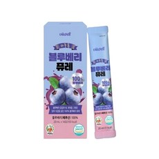 유쎌몰 블루베리 퓨레 20mlx14포 베리퓨레 무첨가, 14개, 20g