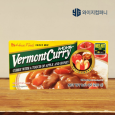 버몬트 중간맛 230g 카레 하우스 커리 꿀 사과 고형카레 일식 재료 일본카레 국내배송