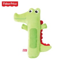 Fisher-Prise 費雪 動物捏捏棒/手搖鈴, 1個, 捏捏棒-鱷魚