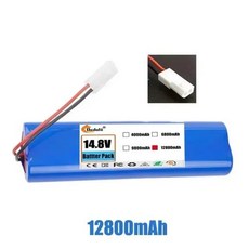 Qihoo 360 S6 로봇식 진공 청소기용 14.8V 12800mAh 배터리 팩 업그레이드 예비 부품 교체 배터리 포함, 05 12800mAh, 한개옵션1