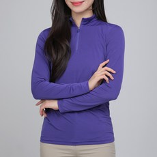 <BFL> 국내원단! 여성 긴팔 집업티 / 등산 아웃도어 골프 스포츠 작업복 빅사이즈 스판 반해 긴팔 집업 티셔츠