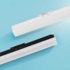 더쎈 LED T7 레일조명 레일등 일자등 라인조명 티로드 600MM 20W, 블랙+전구색, 1개