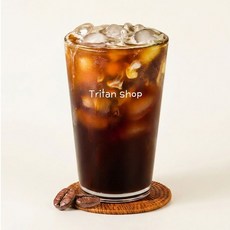 트라이탄샾 트라이탄컵 A형 안깨지는 투명 카페컵, 1개, 470ml