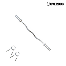 오버독 1200 중량봉 ez바 중급형, 1개, 크롬, 6.4kg