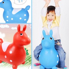 아기 말타기 점핑 장난감 유아동 키즈 타는 어린이 방방이 볼 승용 완구 균형 잡기 실내 운동 놀이기구, 872개, 레드