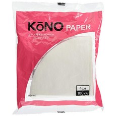 커피 사이폰 코노 종이 4인용 100매입 화이트 MD-45