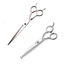 강아지 고양이 커브 컷팅 가위, 1세트, 컷팅가위 & 커브가위