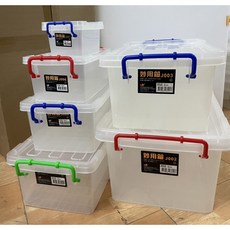 震嶸妙用整理箱 J004/J005/J006/J007 小物收納箱 透明箱 (可超取), 1個