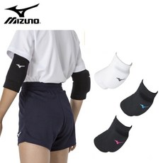 미즈노 스포츠 서포터 팔꿈치 보호대 소프트 패드 2개V2MYA40109, 블랙화이트, 1세트