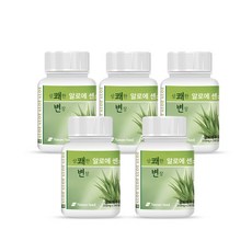 상쾌한변장 알로에센스99 240정, 5개, 74.4g