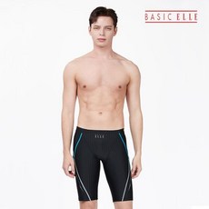 베이직엘르 베이직 엘르남성인 실내수영복 5부 사각수영복 BEZS405K 2759946