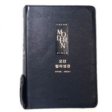 생명의말씀사 모던컬러성경 개역개정 중 합본 지퍼 큰글자 성경책, 2.검정 2.검정