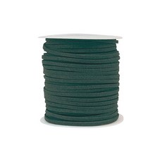 韓國絨皮繩 絨皮繩 麂皮繩 緞帶 麂絨繩 皮繩 絨繩 項鍊 吊飾項鍊手鍊 麂皮線 綁繩 皮線 花束包裝 禮品包裝 博美, 6-02708 50碼 森林綠色, 1個