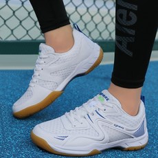 남녀 공용 배드민턴화 탁구 배구 스쿼시 메쉬 운동화 235-280mm