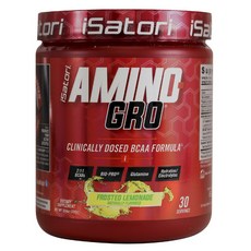 ISATORI AMINO GRO BCAA支鏈胺基酸補充粉 檸檬口味, 1個, 300g