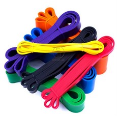 단계별 파워 풀업밴드 스쿼트 푸쉬업 턱걸이 홈트용 라텍스밴드 팔운동, LW풀업밴드1단계 옐로우