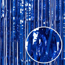 행사 생일 크리스마스 파티커튼 꾸미기 블루