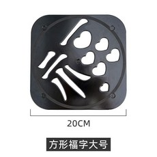 隔熱墊 防燙隔熱墊 商用鍋墊餐桌墊砂鍋耐高溫防廚房, 1個, 1件大方 福字鍋墊 防黴