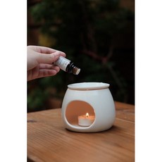 北歐風陶瓷香薰爐 融蠟爐 精油香薰器 薰香容器 居家放鬆療癒儀式感, 1組