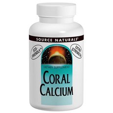 SOURCE NATURALS 無麩質珊瑚鈣膠囊 600mg, 1個, 240 件