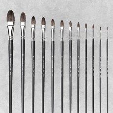 화홍 815(F) 유화 아크릴붓 (천연모) 1호, 단품, 1개