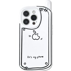 영스피플 레트로 안테나 아이폰 케이스 TPU 풀커버 귀여운 레터링 12 13 14 15 16 17 프로맥스