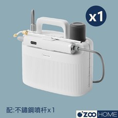 手把型電動噴霧器 - 電動噴灑、大容量、園藝清潔多用途, 5L/ 白/ 伸縮噴桿,2200mAh/ 續航時間約120分, 1個