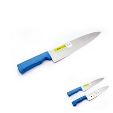 국산 업소용 가정용 캠핑용 스텐 연습용 주방칼 타공 2size, 1개, 일반
