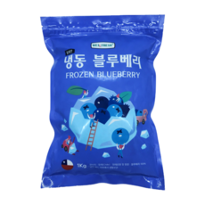 웰프레쉬 냉동 칠레블루베리1kg, 1개, 1kg