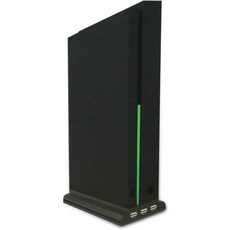 OSTENT 3 냉각 팬 쿨러 3 USB 포트 수직 스탠드 Xbox One X 콘솔용, 1개