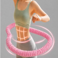 오르온 무소음 뱃살운동 스프링 훌라우프, 1개, 핑크, 1.45kg