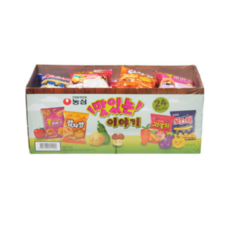 농심 맛있는 이야기 과자 4종 24개입 세트, 1세트, 30g 4종 6봉 총24봉