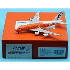 JC Wings 全日空 ANA A380 JA383A 橘海龜 1:400 比例金屬飛機模型, 1個