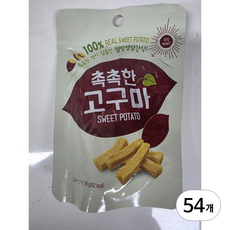 촉촉한 고구마 말랭이, 50g, 54개