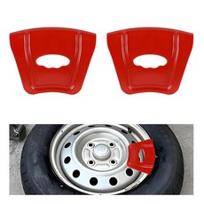 Wuyaoyao 오토바이 휠용 림 프로텍터 이중 볼록 미끄럼 방지 엣지 긁힘 휠 가드 자전거 자전거용 쉴드 프로텍터 도구 타이어 교체 도구레드 2개 174762, 레드, 2개