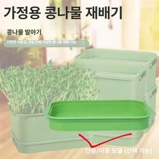 레버딜 콩나물키우는법 콩나물재배기 자연발아 가정용 콩나물통 콩나물기르기 유기농, 모종 화분 미포함, 1개, 기본 색상