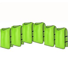 RON 온GXG 6팩 축구 스크리미지 조끼 성인 훈련 연습 저지 운동 피니 173996, 초록색