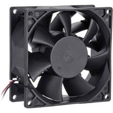 인증 92mm x 38mm 24V 브러시리스 DC 냉각 팬 #0293