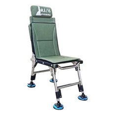 경량 낚시의자 폴딩 등산 접이식 캠핑 편한 휴대용, 1개, 그린 고급세트