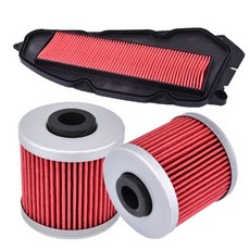 오토바이 에어 필터 오일 필터 17211-LKF5-E00 HF568 키트 Kymco 400I Xciting 2012-2017
